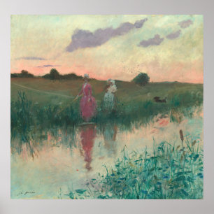 Konstnärsfiske - Jean-Louis Forain Fine Art Poster