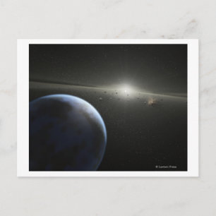 Konstnärsfotograf från bälte, astroid Fotograph Vykort
