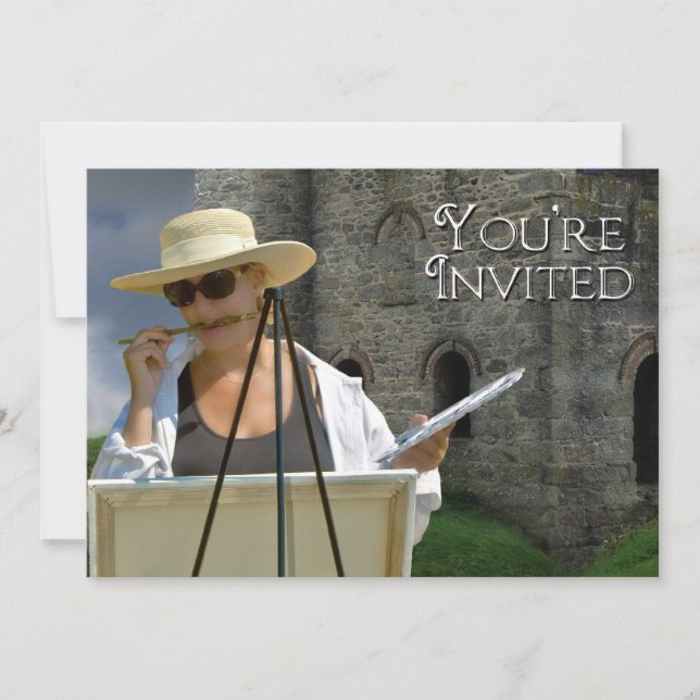 Konstnärsinbjudan Inbjudningar (Framsida)