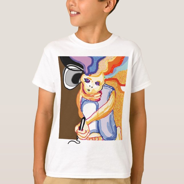 konstnärskjorta tee (Framsida)