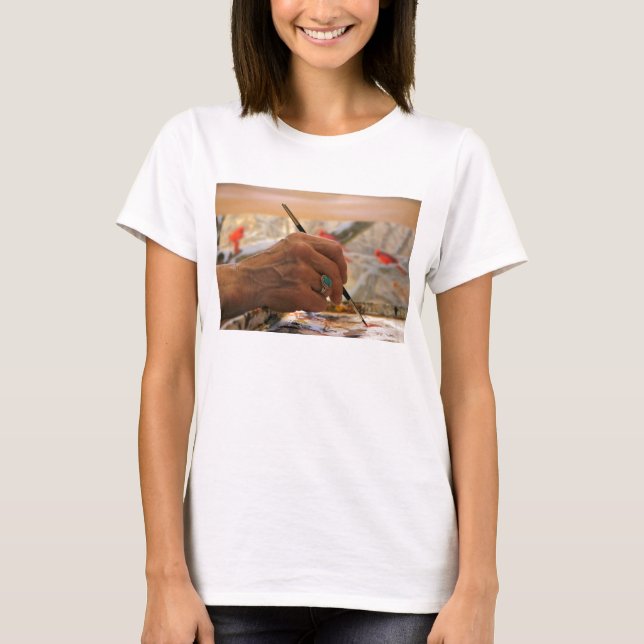 Konstnärskjorta Tee (Framsida)