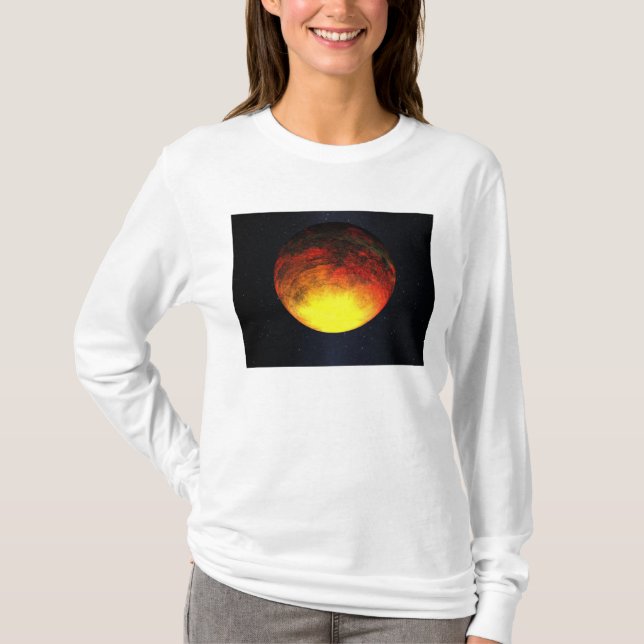 Konstnärskoncept av Kepler-10b T Shirt (Framsida)