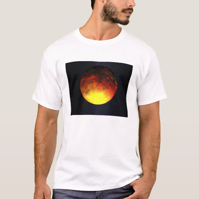 Konstnärskoncept av Kepler-10b Tee Shirt (Framsida)
