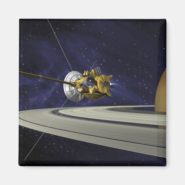 Konstnärskoncept för Cassini Magnet (Framsidan)