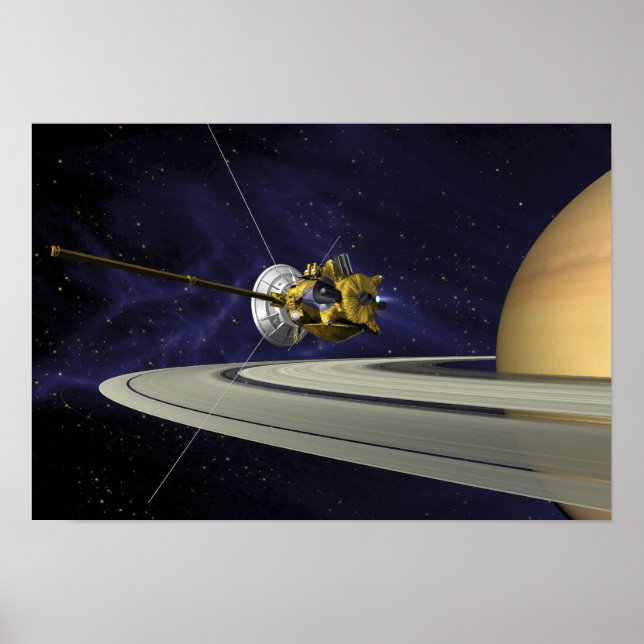 Konstnärskoncept för Cassini Poster (Framsidan)