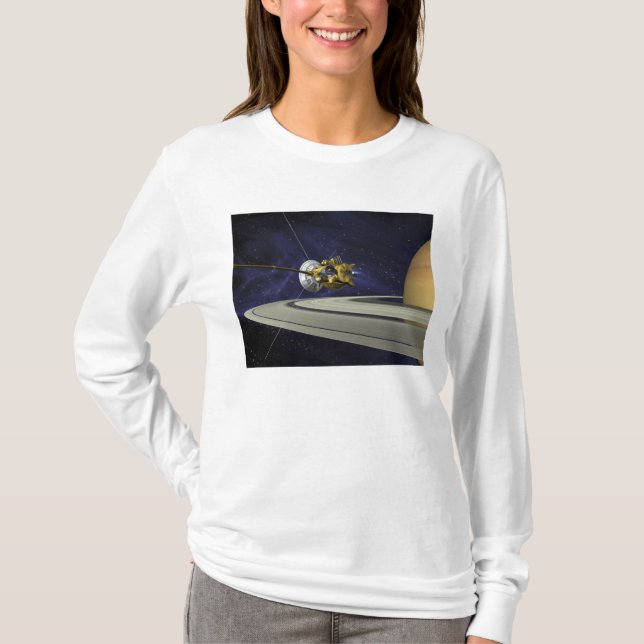 Konstnärskoncept för Cassini T Shirt (Framsida)