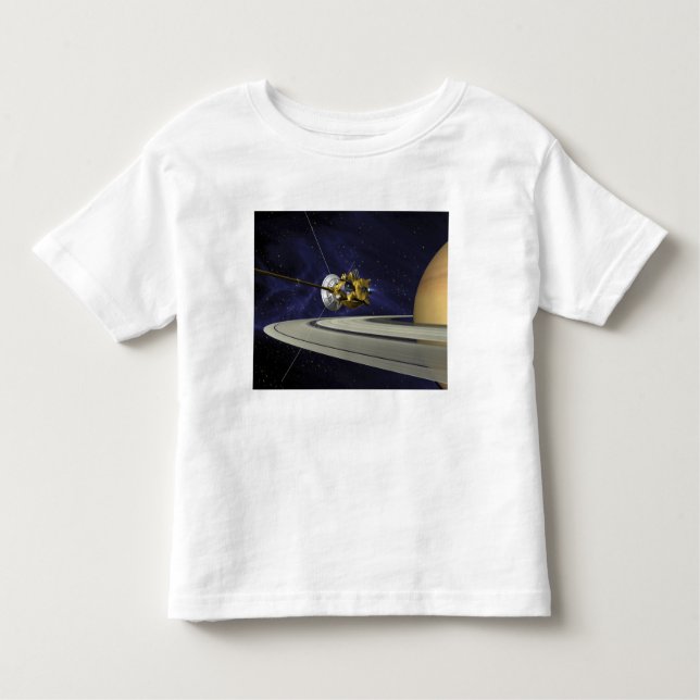 Konstnärskoncept för Cassini Tee Shirt (Framsida)