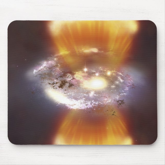Konstnärskoncept för galaxi musmatta (Framsidan)