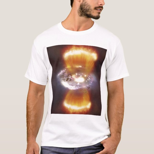 Konstnärskoncept för galaxi t-shirt (Framsida)
