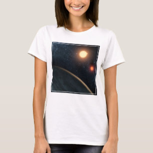 Konstnärskoncept som illustrerar Kepler-16b. T Shirt