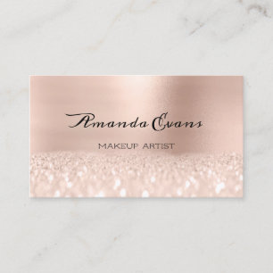 Konstnärskosmetikaprosten Ro Guld Glitter Makeup Tidsbeställning Kort