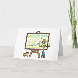 Konstnärsmålning Kort