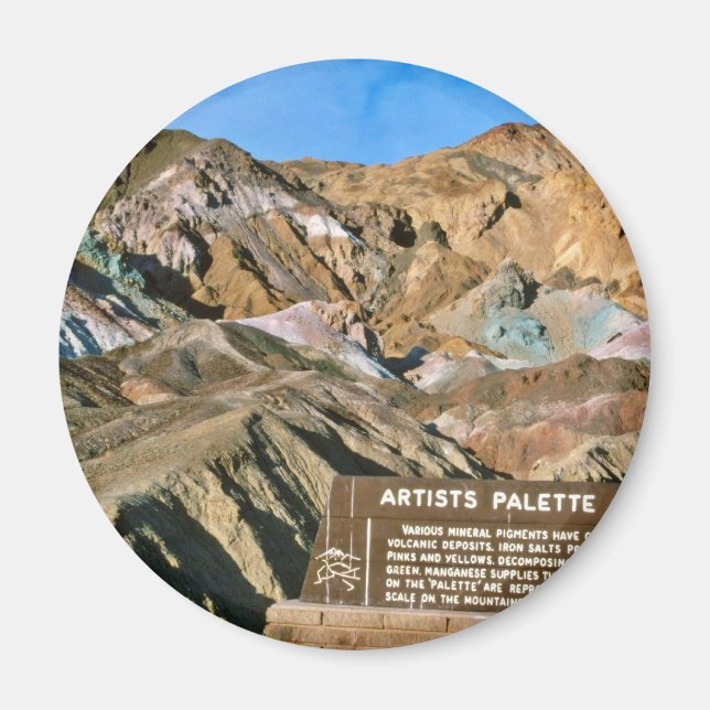 Konstnärspalett Magnet (Framsidan)