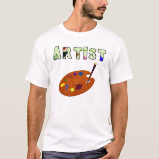 Konstnärspalett Mörk Barn T-Shirt