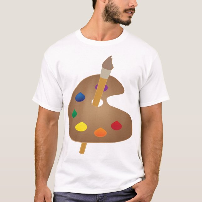 Konstnärspalett T Shirt (Framsida)