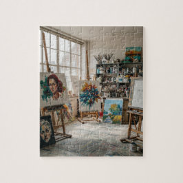 Konstnärsstudio Pussel
