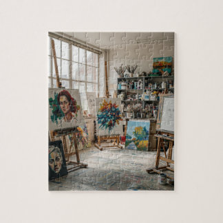 Konstnärsstudio Pussel
