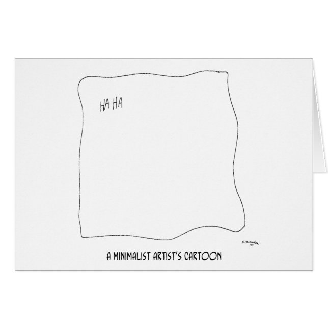 Konstnärtecknad 0486 hälsningskort (Framsidan Horizontal)