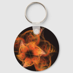Konstnyckelkedjan Ljusworks Abstrakt Art Keychain Nyckelring