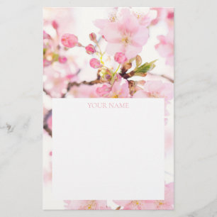 KONSTORSMATERIEL: CHERRY BLOMMAR GREN BREVPAPPER