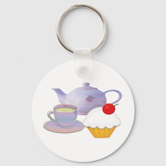 Konstpresenter för teatim och körsbär nyckelring (Framsida)