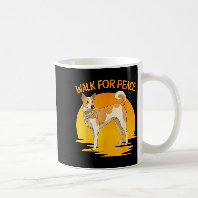Konstpromenad Fred Aloka Hund Minimalist Kaffemugg (Höger)