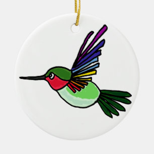 Konstprydnad för Hummingbird BT Julgransprydnad Keramik