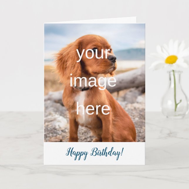 KONSTRUERA DIN EGEN BIRTHDAY-KORT KORT (Liten växt)