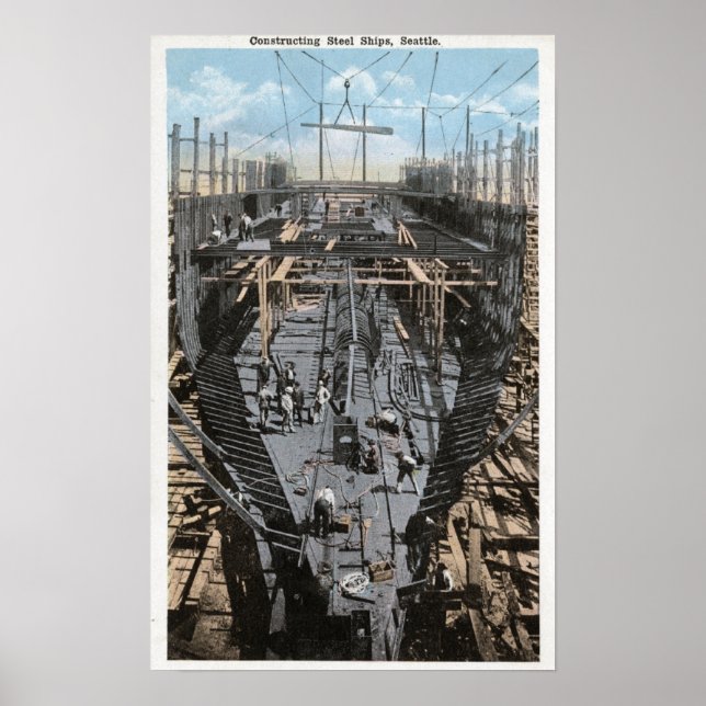 Konstruera en Frakt av stål Poster (Framsidan)