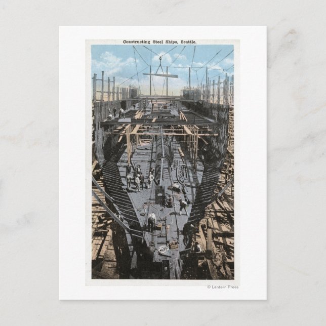 Konstruera en Frakt av stål Vykort (Framsida)