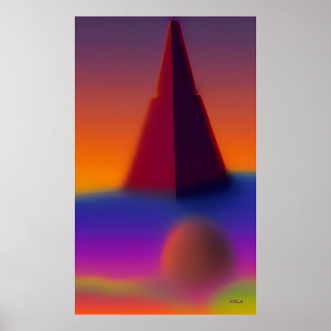 Konstruera en pyramiddröm poster (Framsidan)
