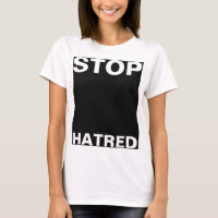 Konstruera helt enkelt "rektangelsvart STOP HATRED