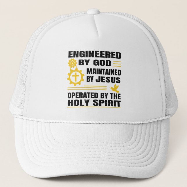 Konstruerad av Gud, underhållen av Jesus,  Keps (Framsida)