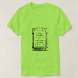 Konstruerade citattecken 3 (Santayana) - En Mister T Shirt