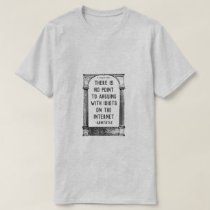 Konstruerade citattecken 4 (Aristoteles) - En Mist T Shirt