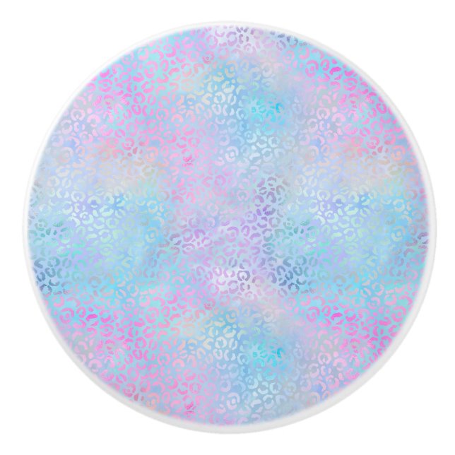 Konstruktion 9 för Iridescent Leopard Series Knopp (Framsidan)