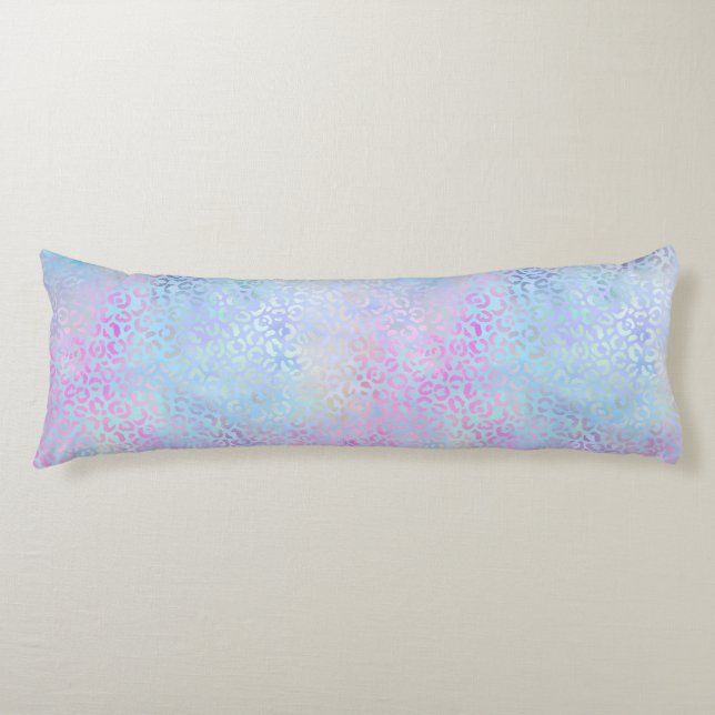 Konstruktion 9 för Iridescent Leopard Series Kroppskudde (Framsidan)
