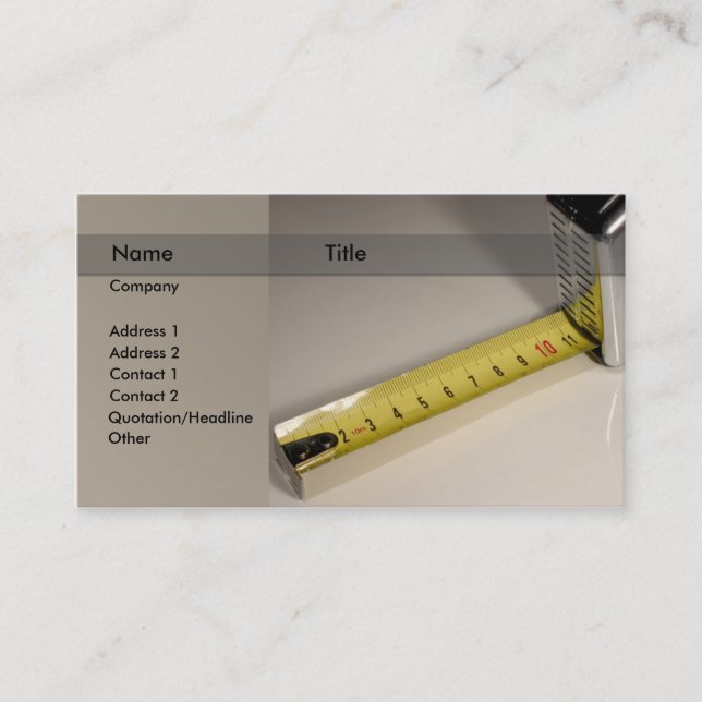 konstruktion/arkitekt/formgivare visitkort (Framsida)