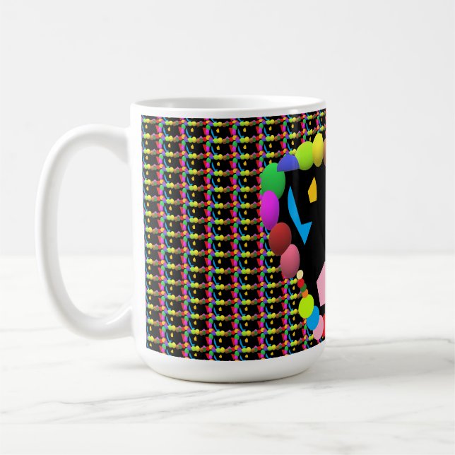 Konstruktion av balontyp party hett röd och annan  kaffemugg (Vänster)