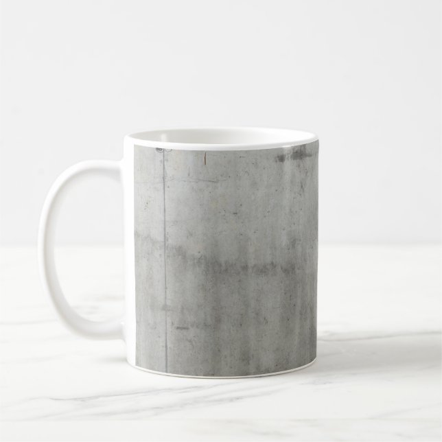 Konstruktion av betongvägg struktur kaffemugg (Vänster)