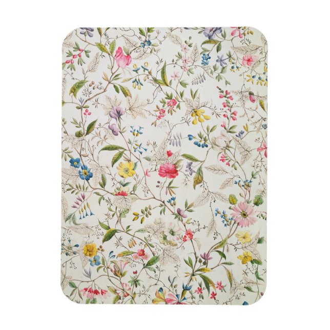 Konstruktion av blommor av vild för silke-material magnet (Vertikal)