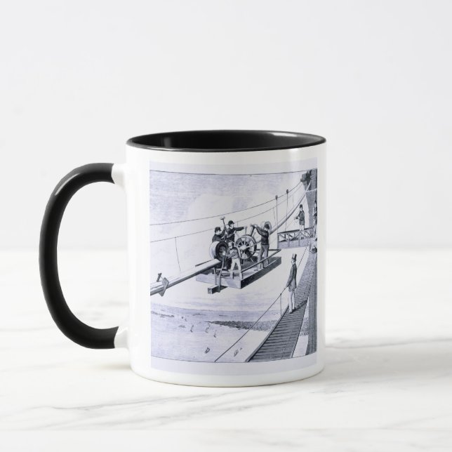 Konstruktion av Brooklyn överbryggar, New York Mugg (Vänster)