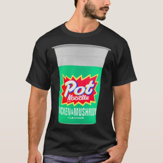 Konstruktion av Chicken och Mushroom Pot Noodle T Shirt