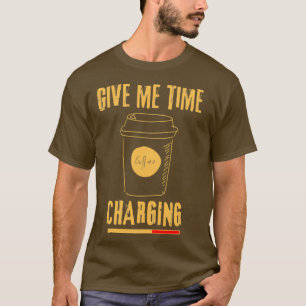 Konstruktion av coolan för kaffeladdning t shirt