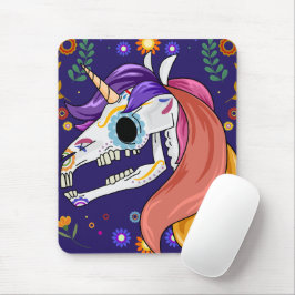 Konstruktion av dammstensbeständiga Unicorn Skelet Musmatta