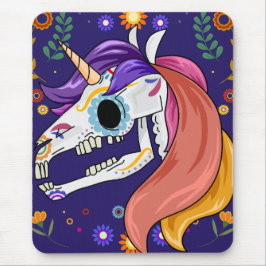 Konstruktion av dammstensbeständiga Unicorn Skelet Musmatta