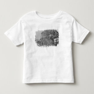 Konstruktion av den brittiska museumläsningen t shirt