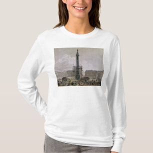 Konstruktion av den Vendome kolonnen i 1803-10 Tee