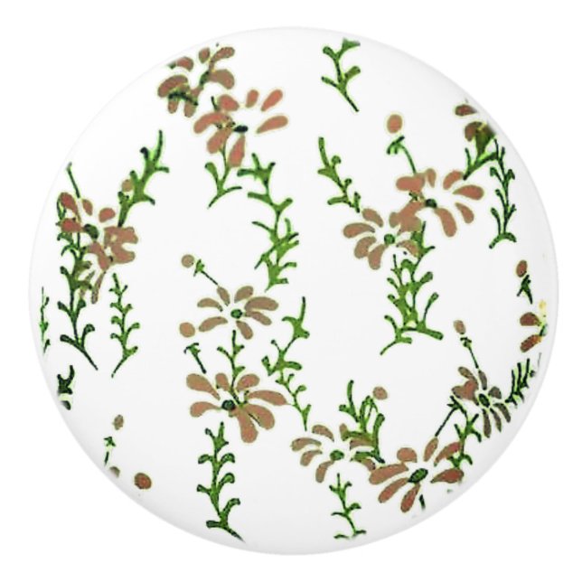 KONSTRUKTION AV DÖRRACERAMISK PULL-KONT STIL KNOPP (Framsidan)