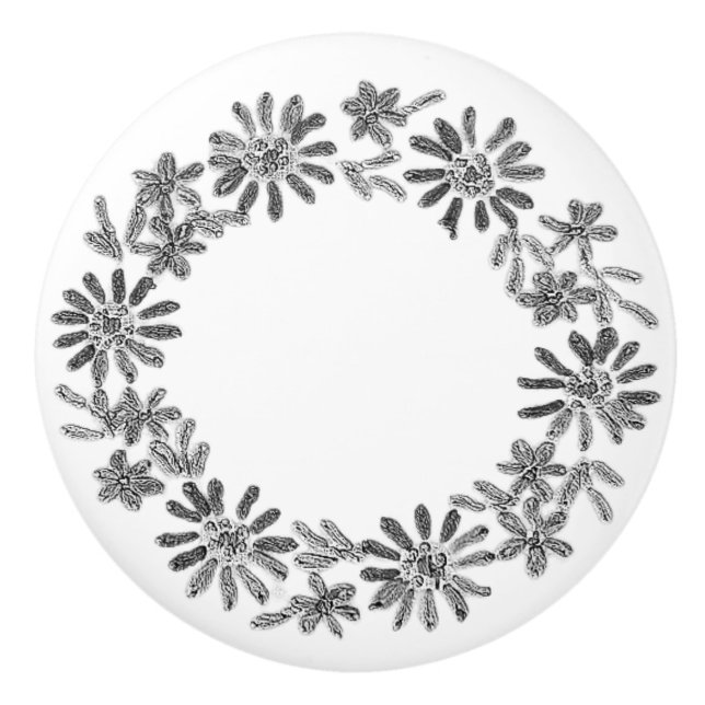 KONSTRUKTION AV DÖRRACERAMISK PULL-KONT STIL KNOPP (Framsidan)